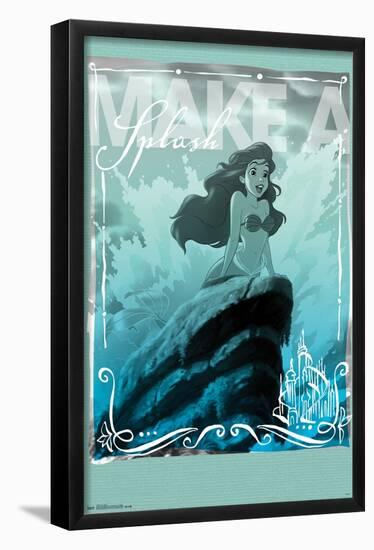 Disney The Little Mermaid - Ariel - Splash-Trends International-Framed Poster