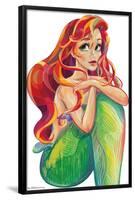 Disney The Little Mermaid - Ariel - Stylized-Trends International-Framed Poster