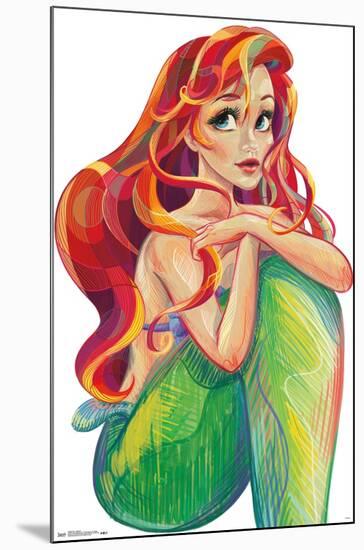 Disney The Little Mermaid - Ariel - Stylized-Trends International-Mounted Poster