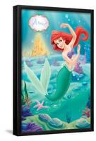 Disney The Little Mermaid - Ariel - Swimming Pose-Trends International-Framed Poster
