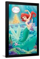 Disney The Little Mermaid - Ariel - Swimming Pose-Trends International-Framed Poster