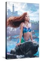 Disney The Little Mermaid - Sea Splash-Trends International-Stretched Canvas