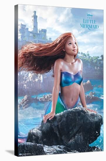 Disney The Little Mermaid - Sea Splash-Trends International-Stretched Canvas