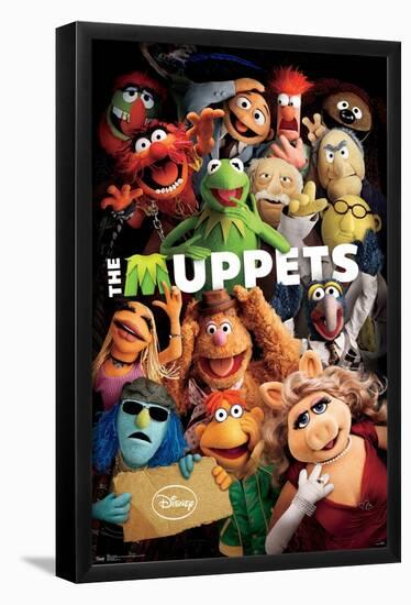Disney The Muppets - One Sheet-Trends International-Framed Poster