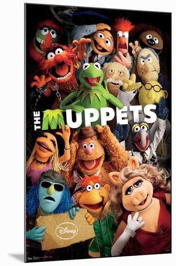 Disney The Muppets - One Sheet-Trends International-Mounted Poster