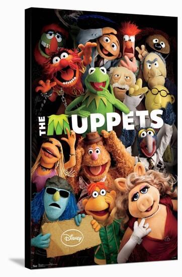 Disney The Muppets - One Sheet-Trends International-Stretched Canvas