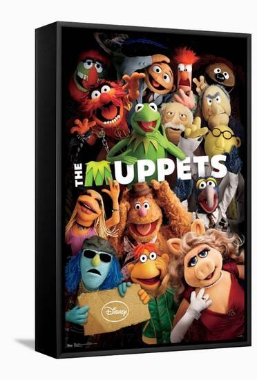 Disney The Muppets - One Sheet-Trends International-Framed Stretched Canvas