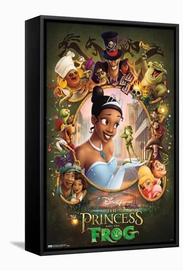 Disney The Princess And The Frog - One Sheet-Trends International-Framed Stretched Canvas