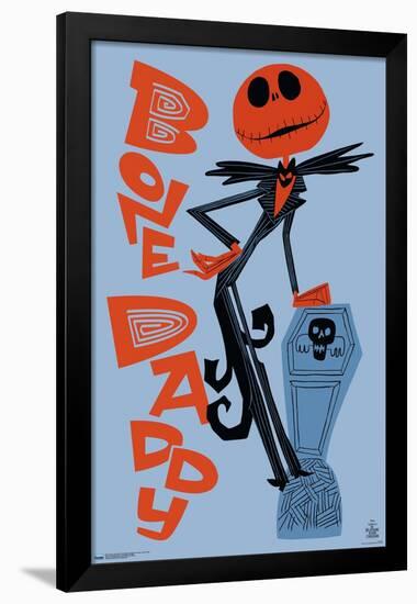 Disney Tim Burton's The Nightmare Before Christmas - Bone Daddy-Trends International-Framed Poster