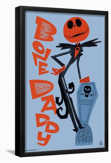 Disney Tim Burton's The Nightmare Before Christmas - Bone Daddy-Trends International-Framed Poster