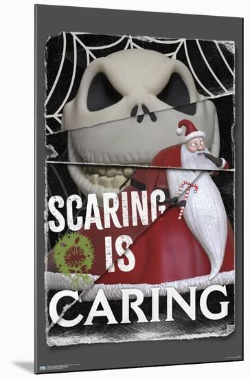 Disney Tim Burton's The Nightmare Before Christmas - Distorted Caring-Trends International-Mounted Poster