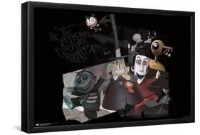 Disney Tim Burton's The Nightmare Before Christmas - Distorted Group-Trends International-Framed Poster