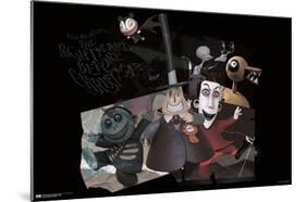 Disney Tim Burton's The Nightmare Before Christmas - Distorted Group-Trends International-Mounted Poster