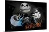 Disney Tim Burton's The Nightmare Before Christmas - Distorted Scream-Trends International-Mounted Poster