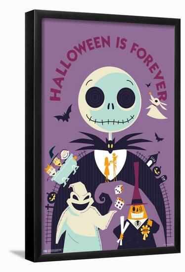 Disney Tim Burton's The Nightmare Before Christmas - Forever-Trends International-Framed Poster