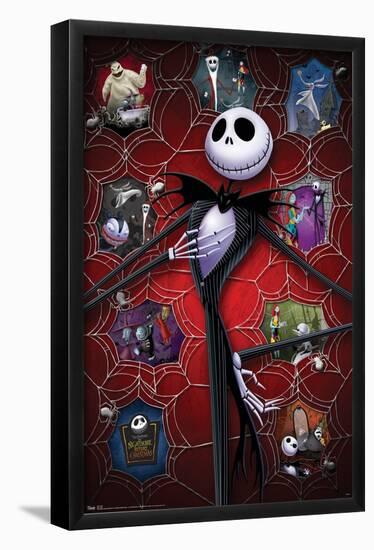 Disney Tim Burton's The Nightmare Before Christmas - Hot-Trends International-Framed Poster