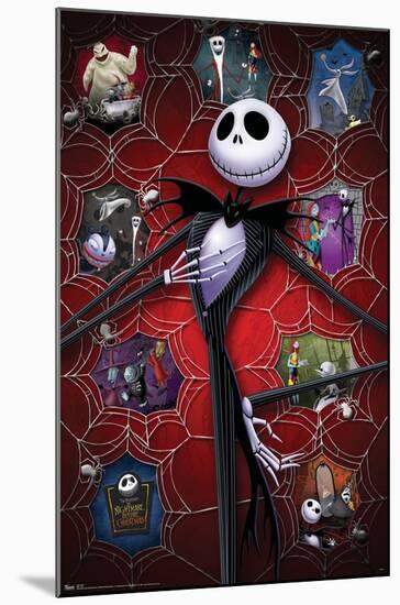 Disney Tim Burton's The Nightmare Before Christmas - Hot-Trends International-Mounted Poster