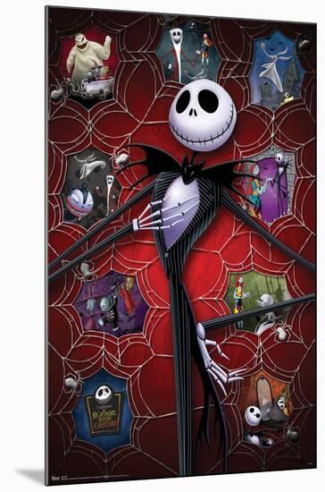 Disney Tim Burton's The Nightmare Before Christmas - Hot-Trends International-Mounted Poster