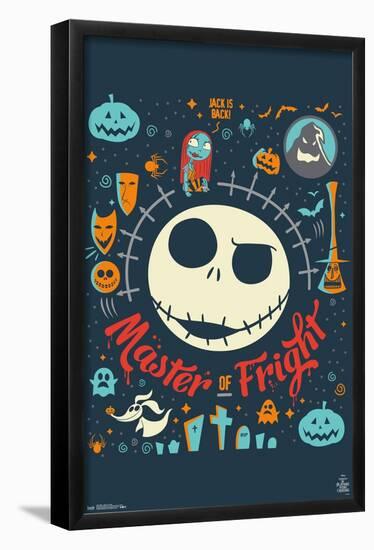 Disney Tim Burton's The Nightmare Before Christmas - Master Of Fright-Trends International-Framed Poster