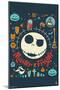 Disney Tim Burton's The Nightmare Before Christmas - Master Of Fright-Trends International-Mounted Poster