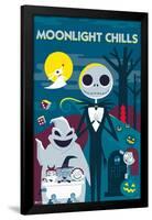 Disney Tim Burton's The Nightmare Before Christmas - Moonlight Chills-Trends International-Framed Poster