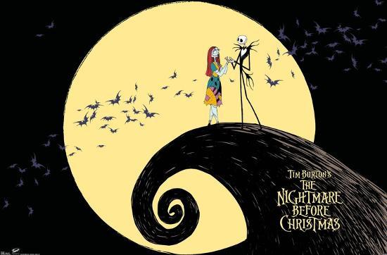 Disney Tim Burton's The Nightmare Before Christmas - Moonlight' Prints |  AllPosters.com