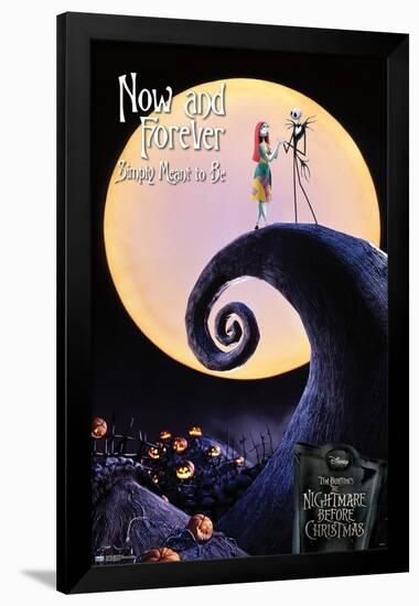 Disney Tim Burton's The Nightmare Before Christmas - Now And Forever-Trends International-Framed Poster