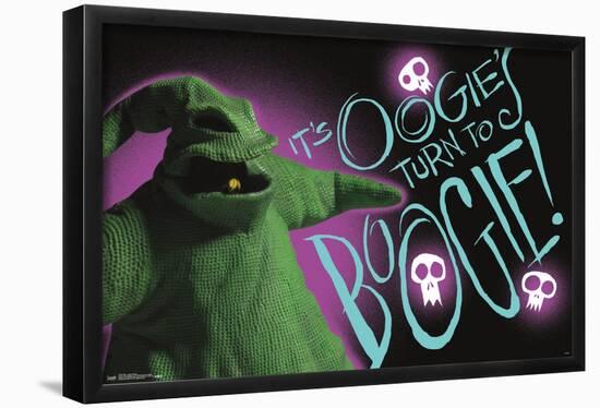 Disney Tim Burton's The Nightmare Before Christmas - Oogie Boogie-Trends International-Framed Poster