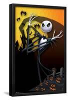 Disney Tim Burton's The Nightmare Before Christmas - Pumpkins-Trends International-Framed Poster