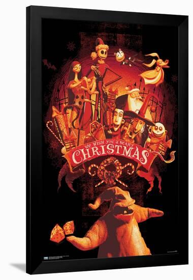 Disney Tim Burton's The Nightmare Before Christmas - Red Group-Trends International-Framed Poster