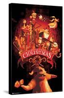 Disney Tim Burton's The Nightmare Before Christmas - Red Group-Trends International-Stretched Canvas