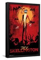 Disney Tim Burton's The Nightmare Before Christmas - Red Jack-Trends International-Framed Poster