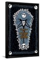 Disney Tim Burton's The Nightmare Before Christmas - Skellington-Trends International-Framed Poster