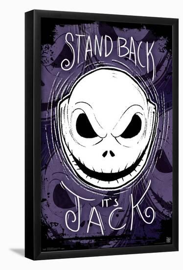 Disney Tim Burton's The Nightmare Before Christmas - Stand Back-Trends International-Framed Poster