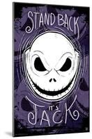 Disney Tim Burton's The Nightmare Before Christmas - Stand Back-Trends International-Mounted Poster
