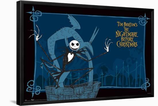 Disney Tim Burton's The Nightmare Before Christmas - Well-Trends International-Framed Poster