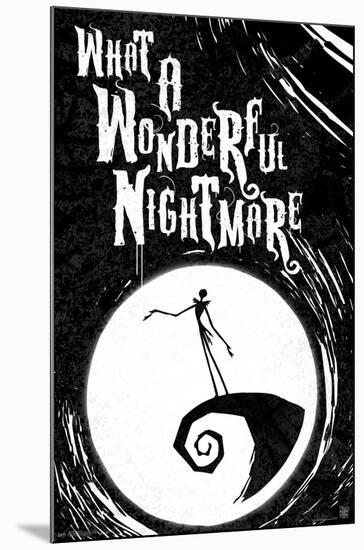 Disney Tim Burton's The Nightmare Before Christmas - Wonderful-Trends International-Mounted Poster