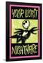 Disney Tim Burton's The Nightmare Before Christmas - Worst Nightmare-Trends International-Framed Poster