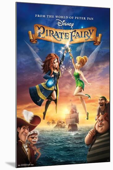 Disney Tinker Bell - Pirate Fairy-Trends International-Mounted Poster