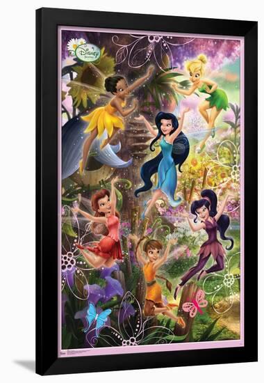 Disney Tinker Bell - Pixie Games-Trends International-Framed Poster