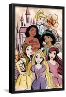 Disney Ultimate Princess Celebration - Castle Group-Trends International-Framed Poster