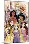 Disney Ultimate Princess Celebration - Castle Group-Trends International-Mounted Poster