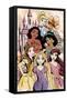 Disney Ultimate Princess Celebration - Castle Group-Trends International-Framed Stretched Canvas