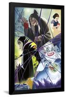 DISNEY VILLAINS - COLLAGE-null-Framed Poster