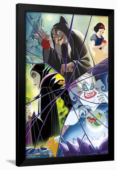 Disney Villains - Collage-Trends International-Framed Poster