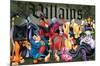 Disney VIllains - Group Pose-Trends International-Mounted Poster