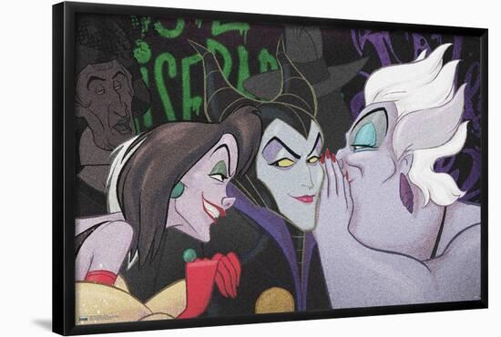 Disney Villains - Secrets-Trends International-Framed Poster