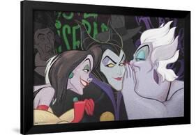 Disney Villains - Secrets-Trends International-Framed Poster