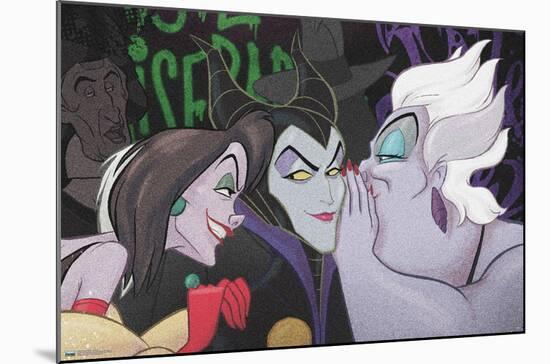 Disney Villains - Secrets-Trends International-Mounted Poster