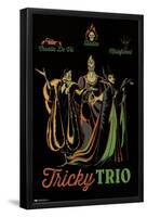 Disney Villains - Tricky Trio-Trends International-Framed Poster